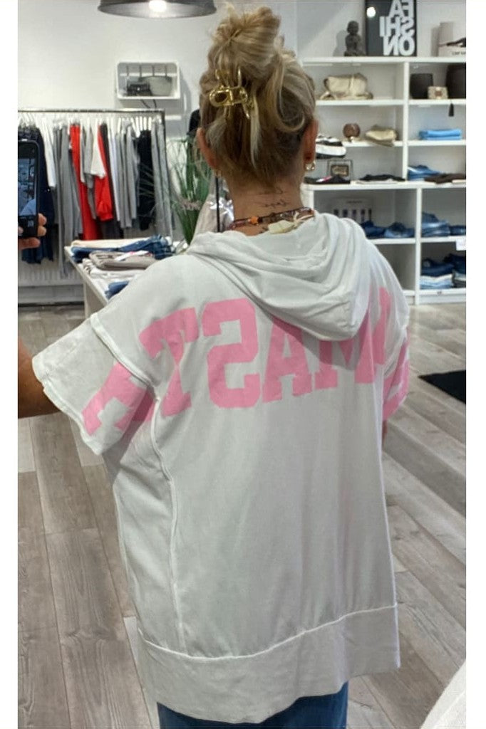 BJ-Namaste Shirt mit Kapuze kurzarm - shirt