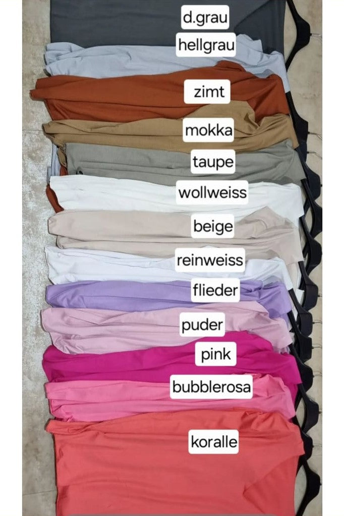 BJ-Vanessa T-Shirt uni in 25 Farben - T-Shirt