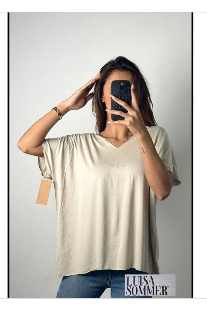 BJ-Vanessa T-Shirt uni in 25 Farben - T-Shirt