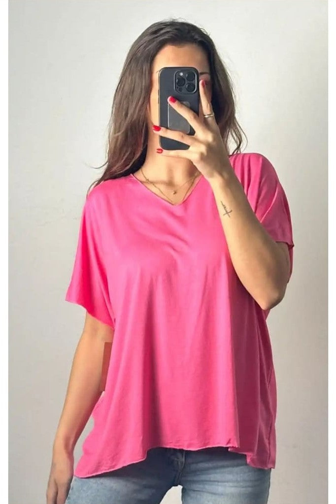 BJ-Vanessa T-Shirt uni in 25 Farben - T-Shirt