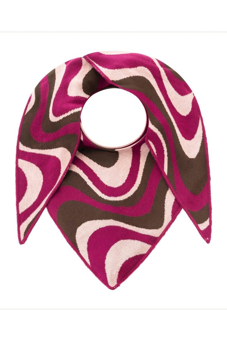 Dreieckstuch Beere Zwillingsherz ’Happy Waves’ - Dreieckstuch