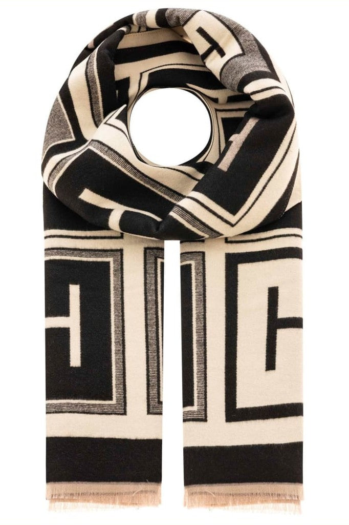 Schal Zwillingsherz ’classic times’ schwarz - Schal