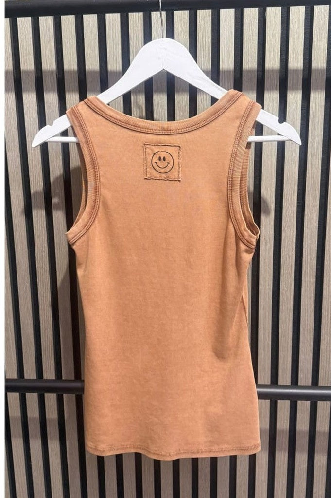 Smiley Top basic - Cognac - Top