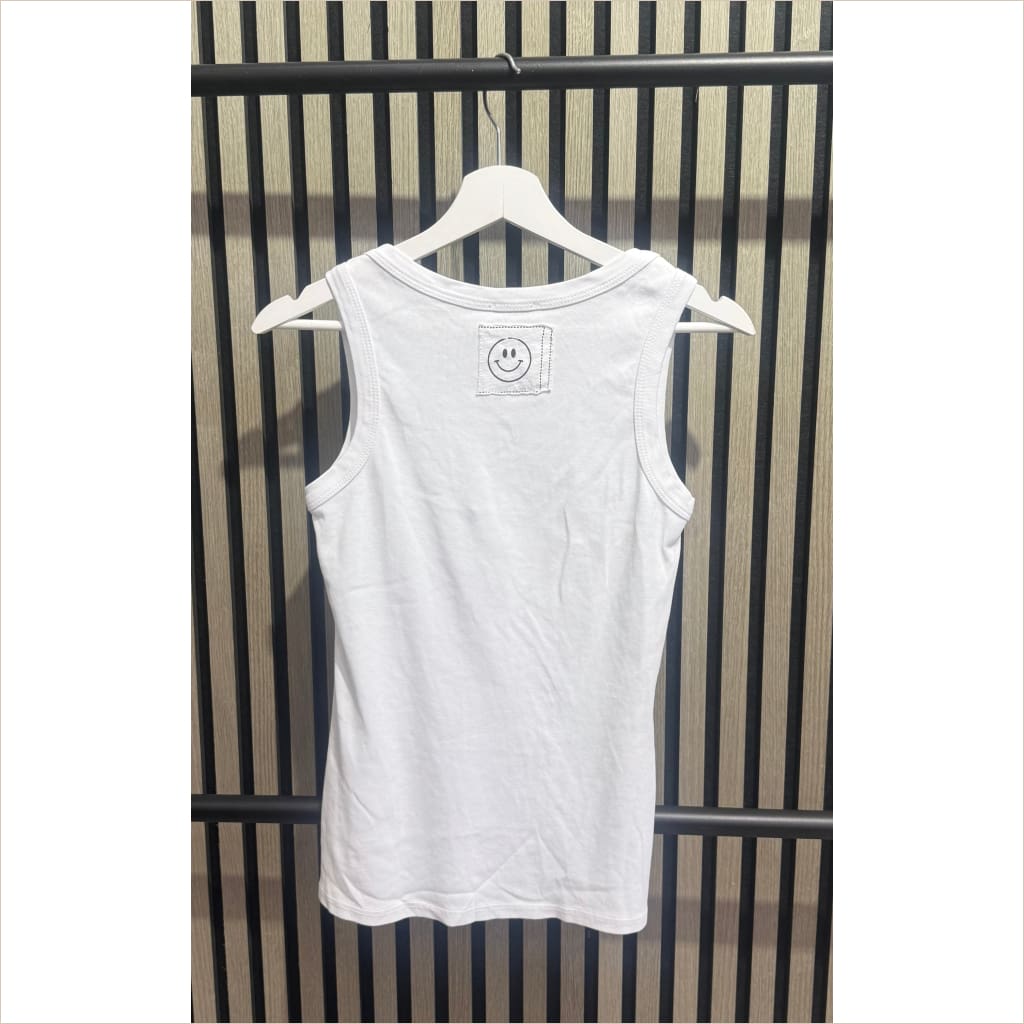 Smiley Top basic - Weiß - Top