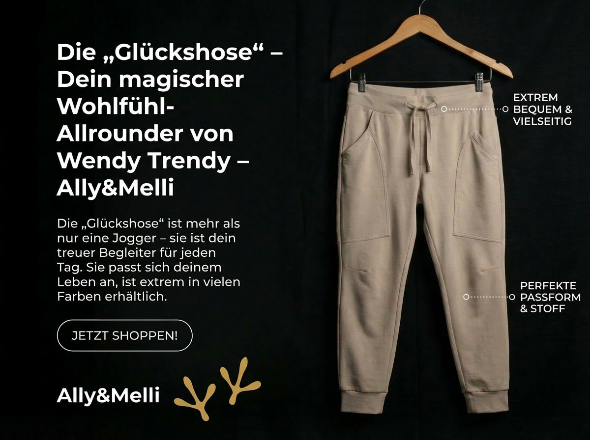 Die „Glückshose“ – Dein magischer Wohlfühl-Allrounder von Wendy Trendy (viele Farben) - Beutejagd by Ally&Melli