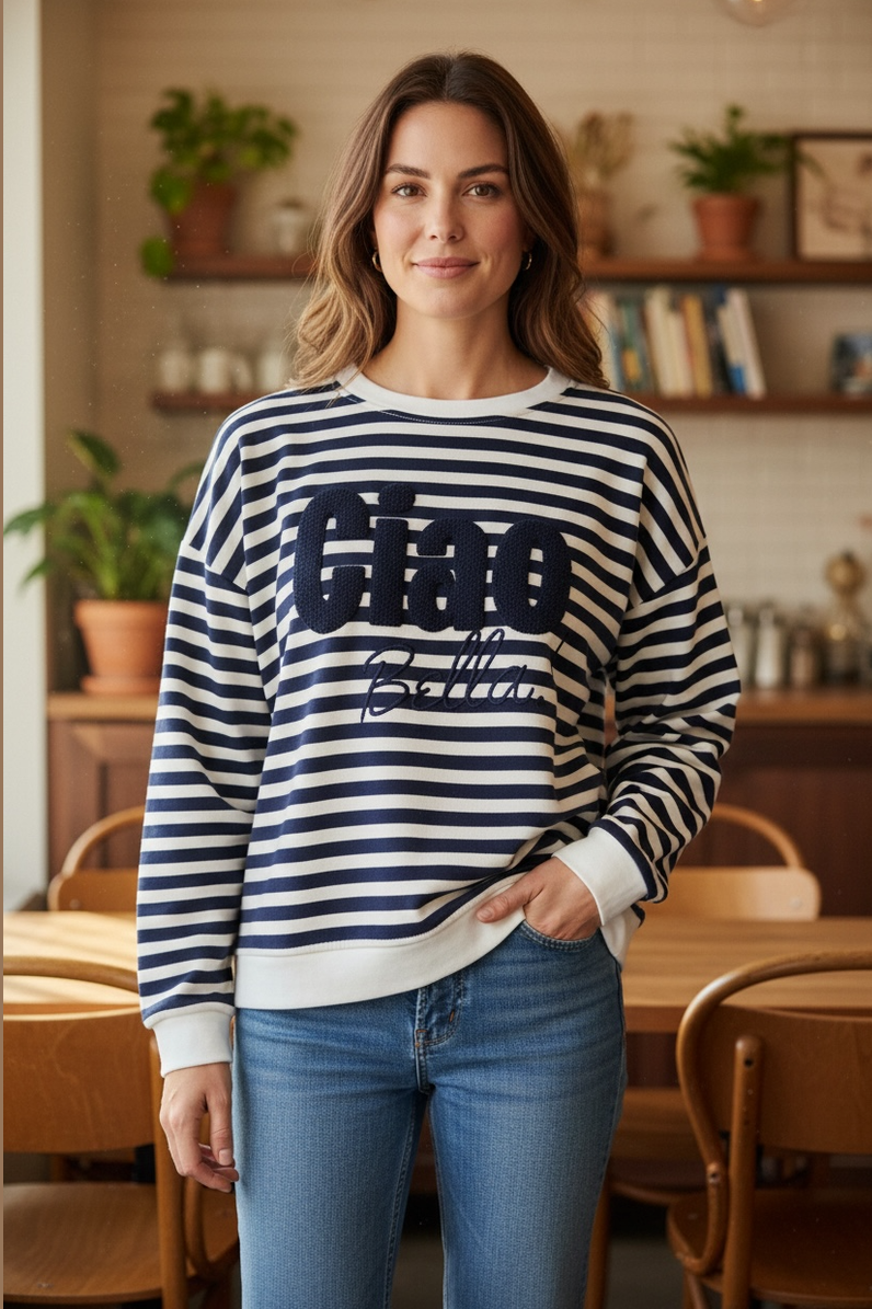 Sweatshirt Ciao Bella - Beutejagd by Ally&Melli