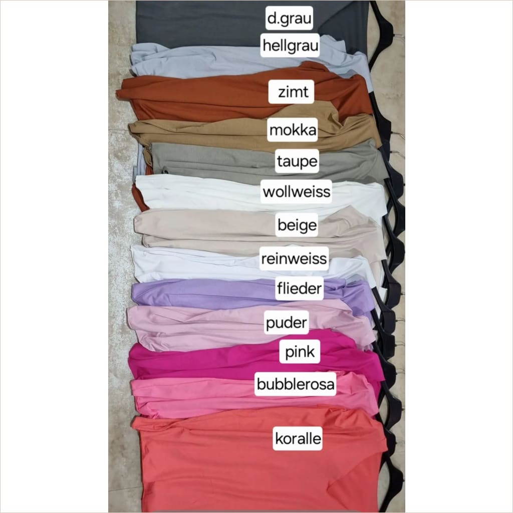 BJ-Vanessa T-Shirt uni in 25 Farben - T-Shirt