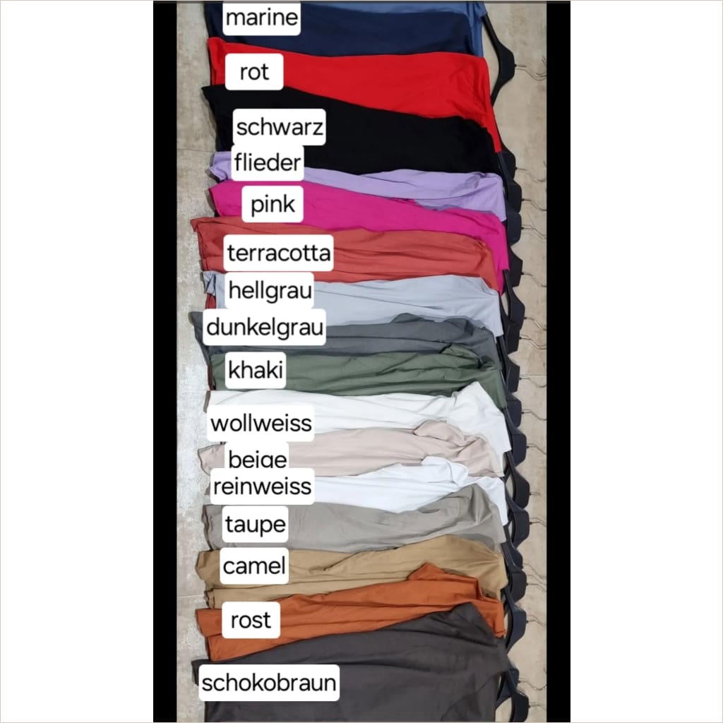 BJ-Vanessa T-Shirt uni in 25 Farben - T-Shirt