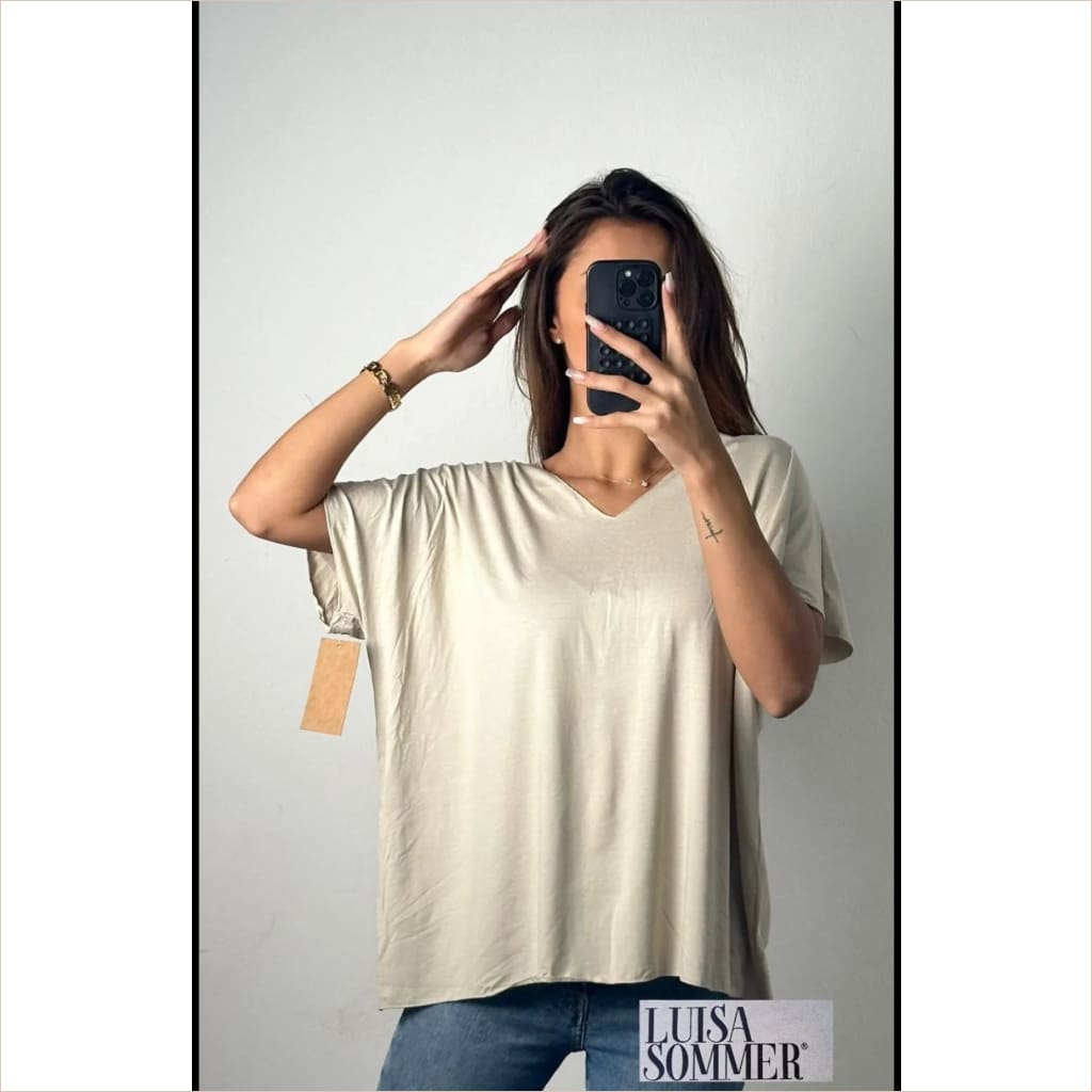 BJ-Vanessa T-Shirt uni in 25 Farben - T-Shirt