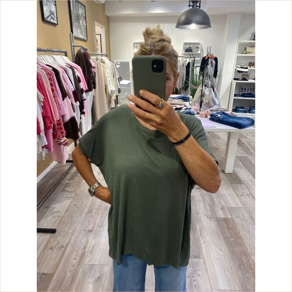 BJ-Vanessa T-Shirt uni lang - T-Shirt