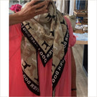 Dreieckstuch Zwillingsherz ’Doglover’ beige - Dreieckstuch