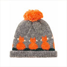 Mütze Zwillingsherz Kätzchen Bommel orange - Mütze