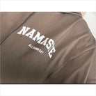 Namaste Shirt mit Kapuze kurzarm - shirt