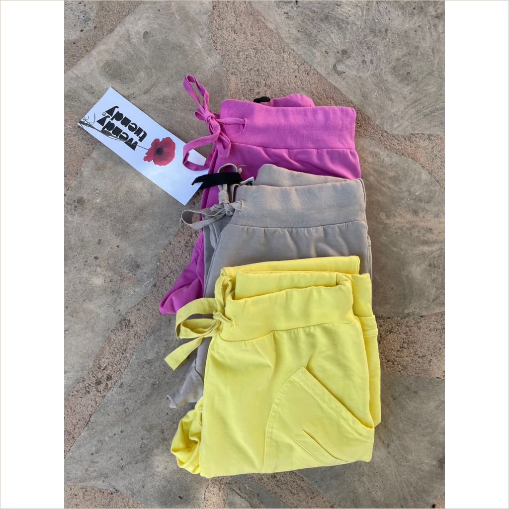 Wendy Trendy Glückshose beige - Ally&Melli  Power Pink Sanftes Beige Sun Gelb